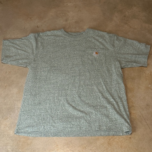Grey/Green Carhartt Shirt Sleeve - Picture 3 of 4